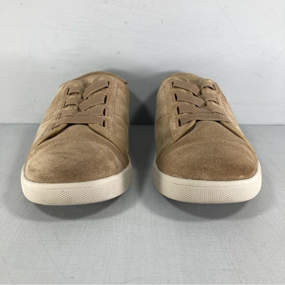 Vionic Jean Suede Sneakers Casual Shoes Tan White Women 6 - Picture 5 of 9